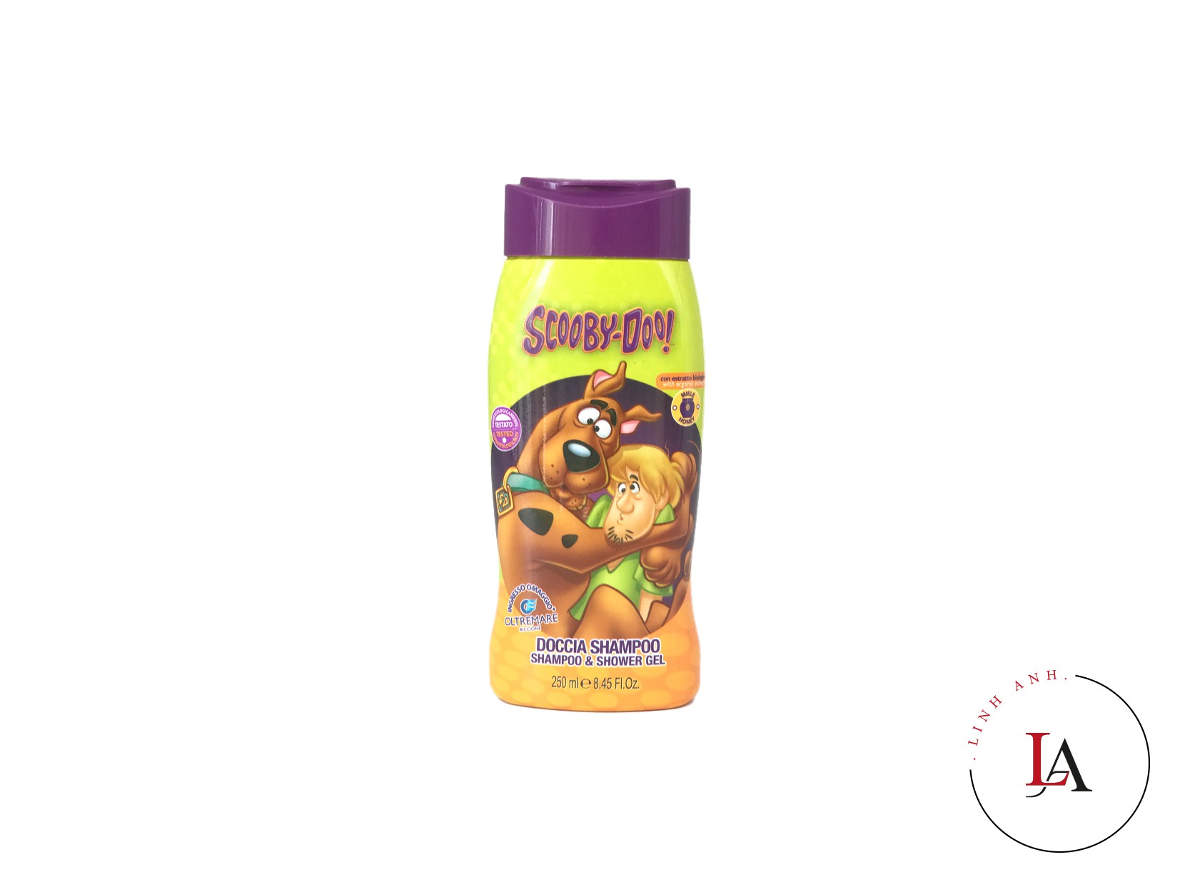 Gel tắm gội trẻ em Sodico Scooby Doo chiết xuất mật ong 250ml
